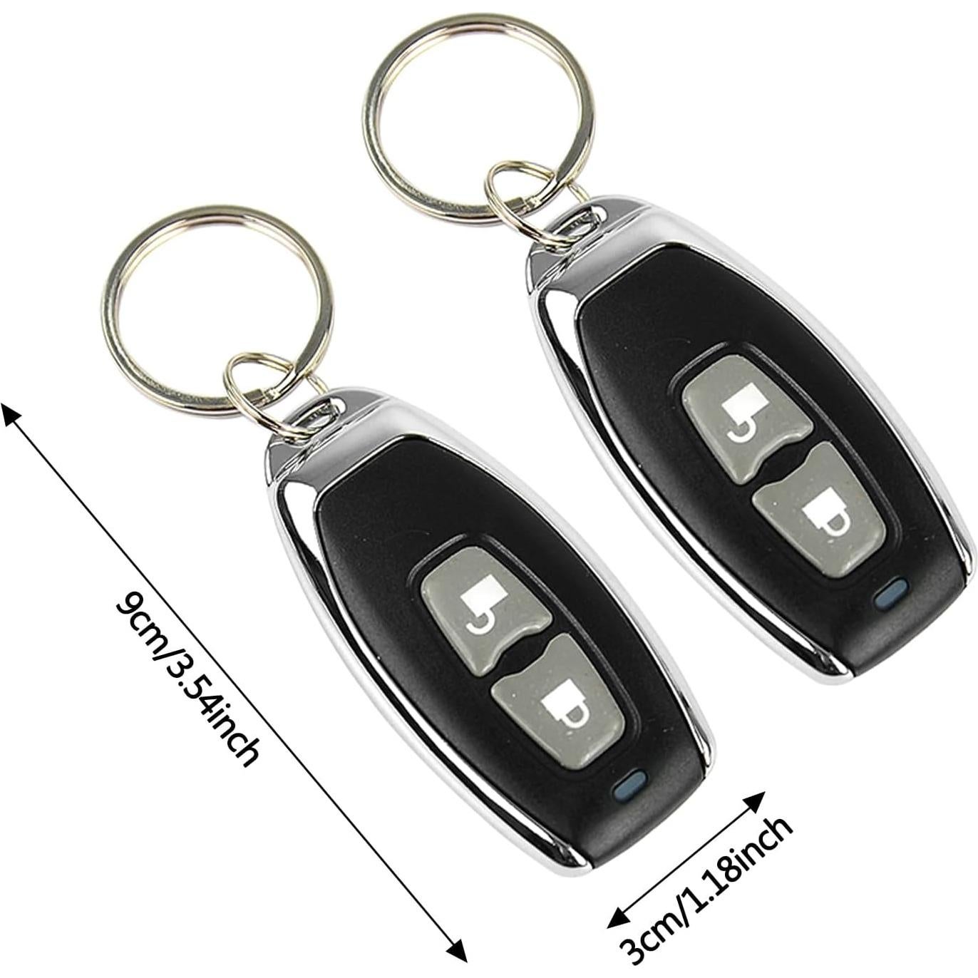 Sistema de Alarma para Automóvil YOMTOVM 12V Antirrobo 125DB