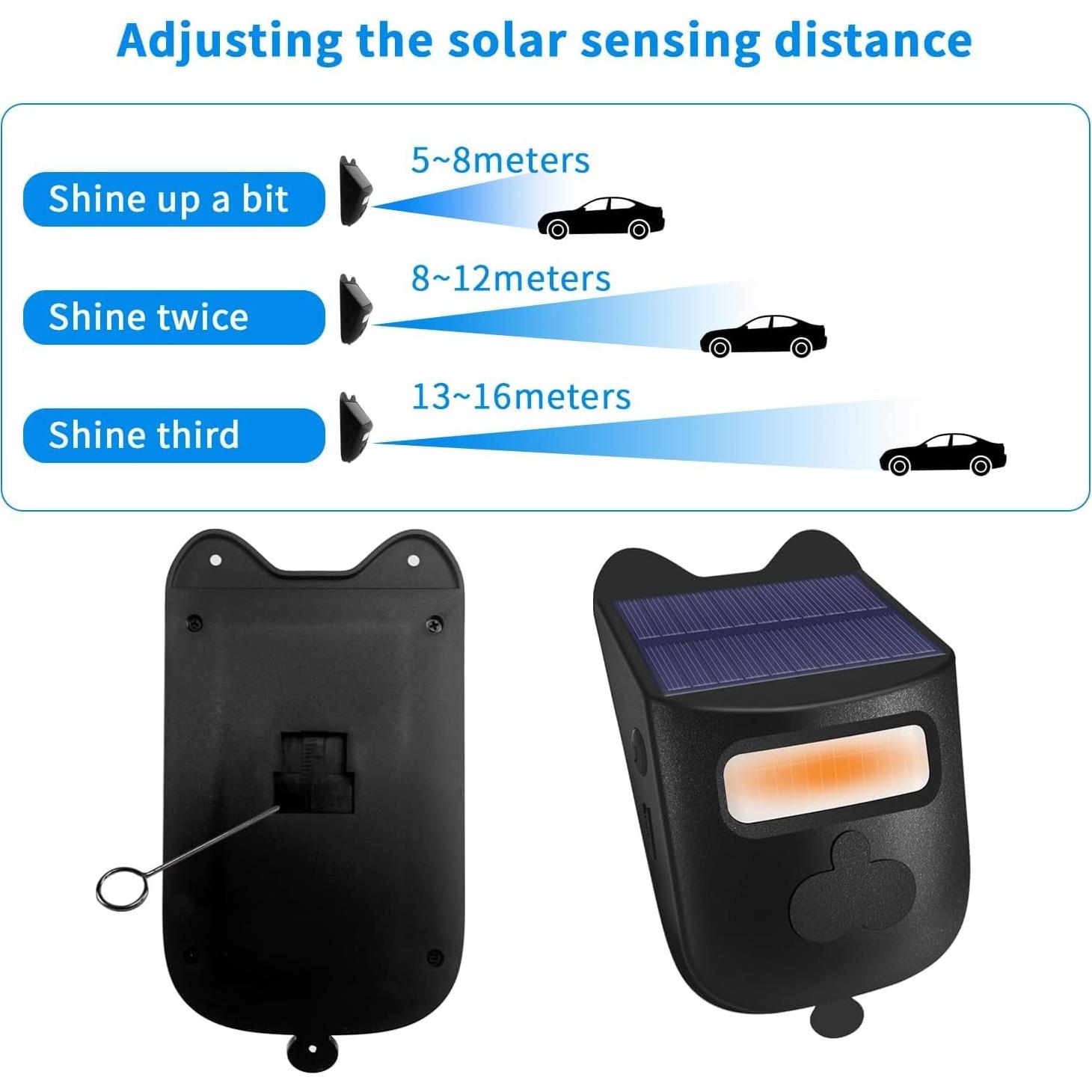 Timbre Inalámbrico Solar QUMOX B1198 con Sensor de Movimiento