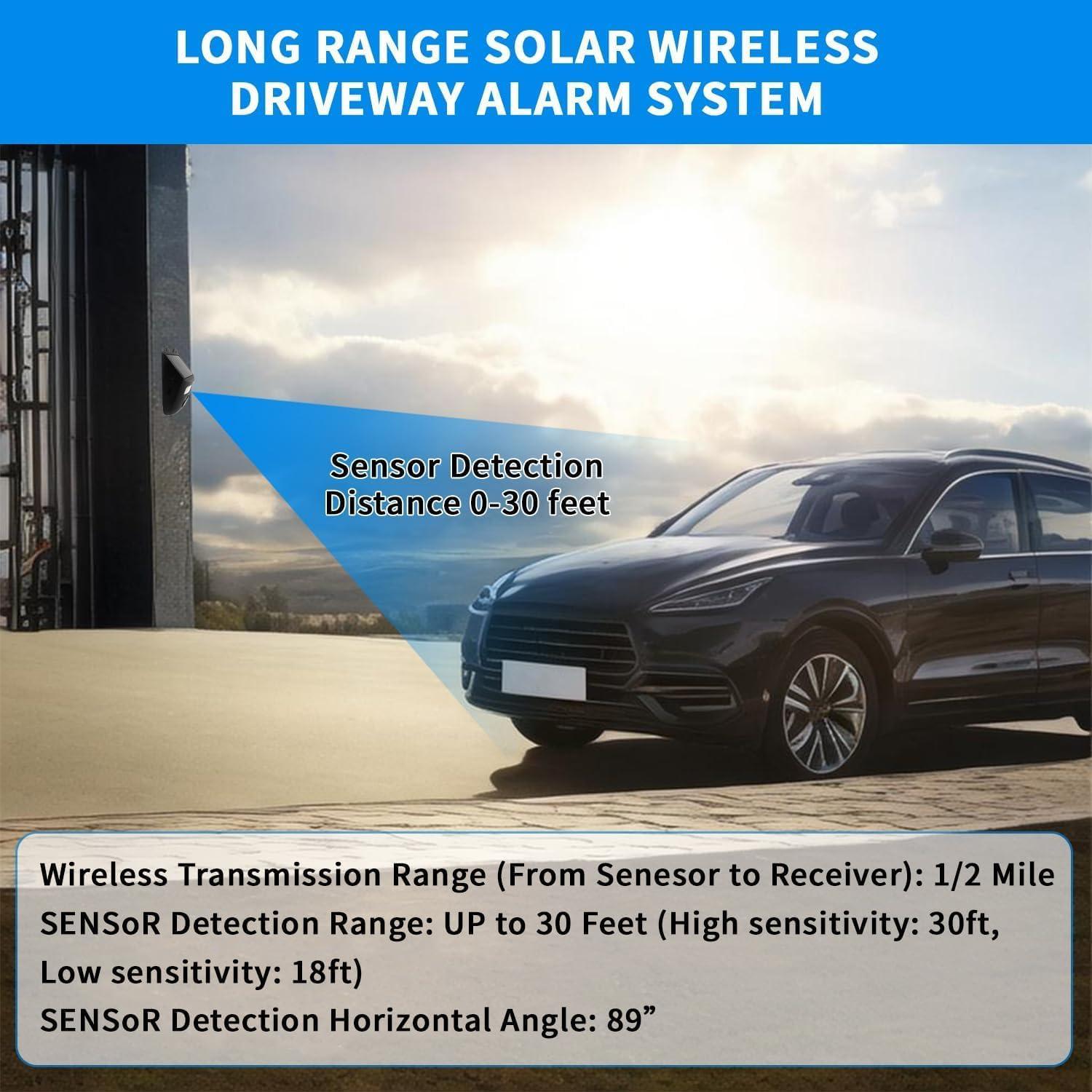 Timbre Inalámbrico Solar QUMOX B1198 con Sensor de Movimiento