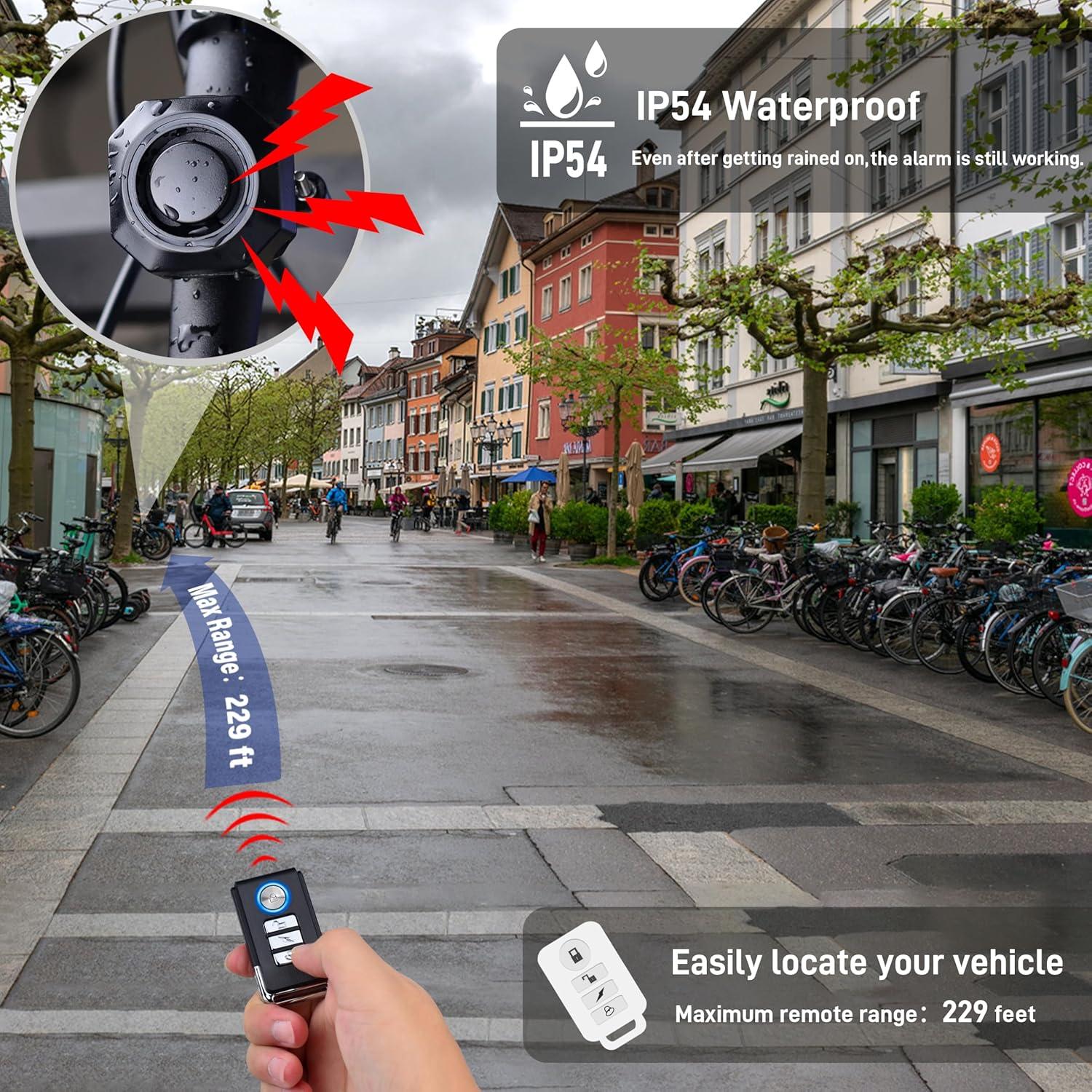 Alarma Antirrobo Cruxer USB-2PK para Bicicletas y Scooters