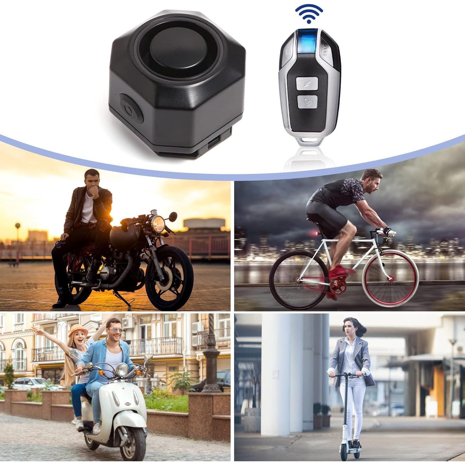 Alarma Inalámbrica para Bicicleta Baluoqi SF32 - 2 Paquetes