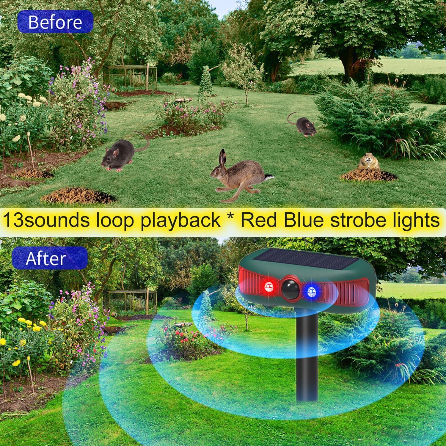 Alarma Solar Infrarroja WONFAST con Luz Estroboscópica 129dB