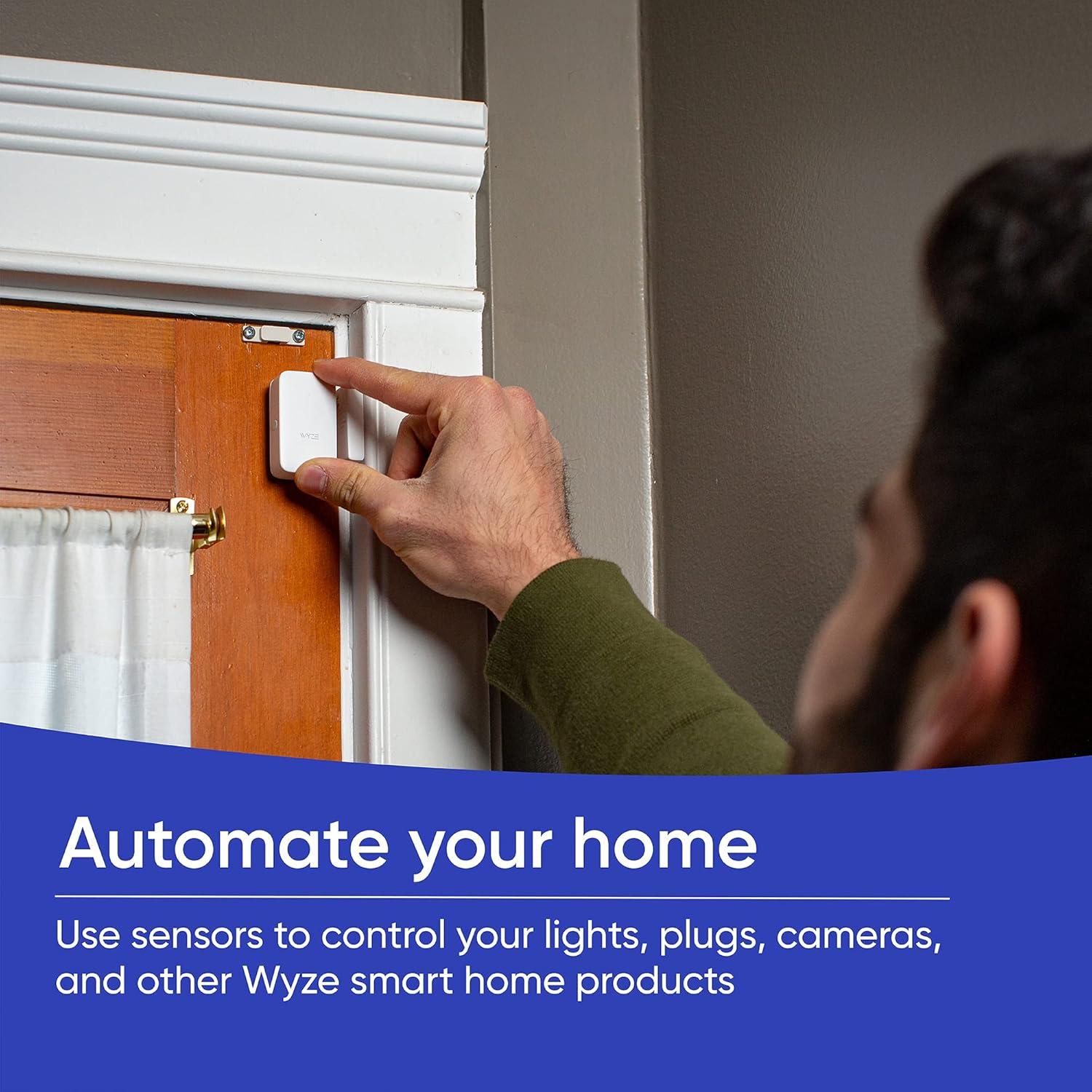 Sensor de Entrada Inalámbrico Wyze - Paquete de 3 para Ventanas y Puertas