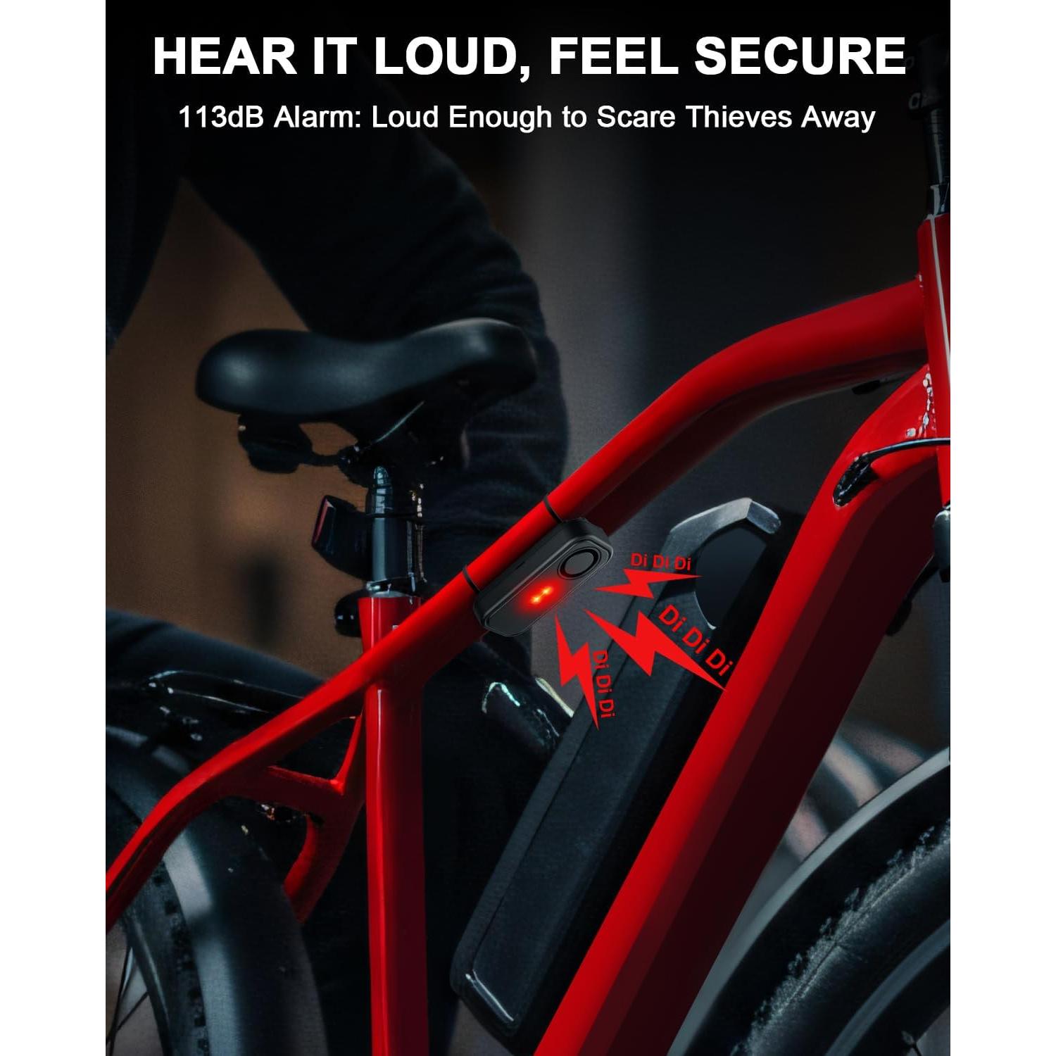 Alarma Inalámbrica Onvian SF06R Antirrobo para Bicicleta