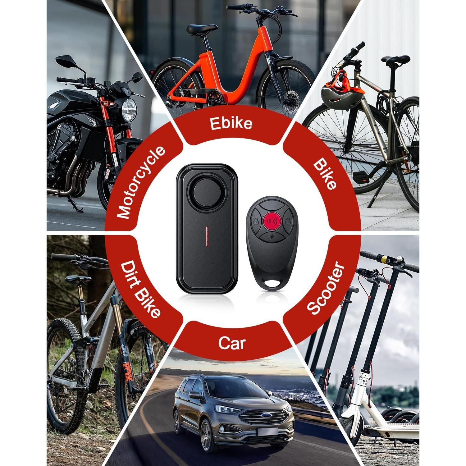 Alarma Inalámbrica Onvian SF06R Antirrobo para Bicicleta