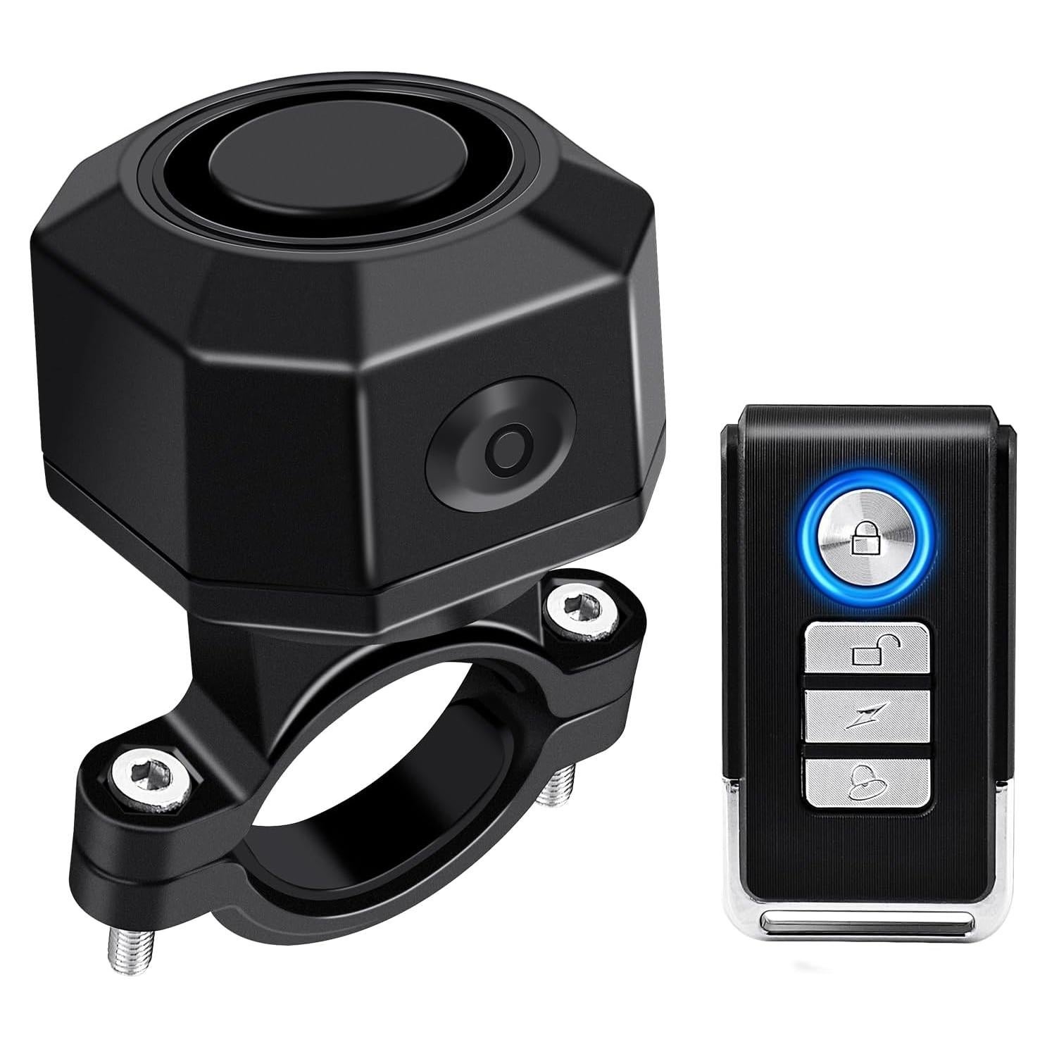 Alarma de Bicicleta NineLeaf Recargable USB 110dB IP65 Inalámbrica