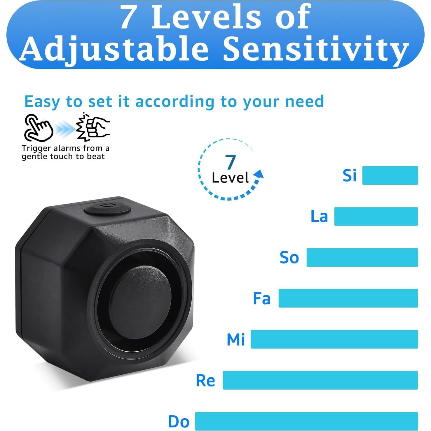 Alarma de Bicicleta NineLeaf Recargable USB 110dB IP65 Inalámbrica