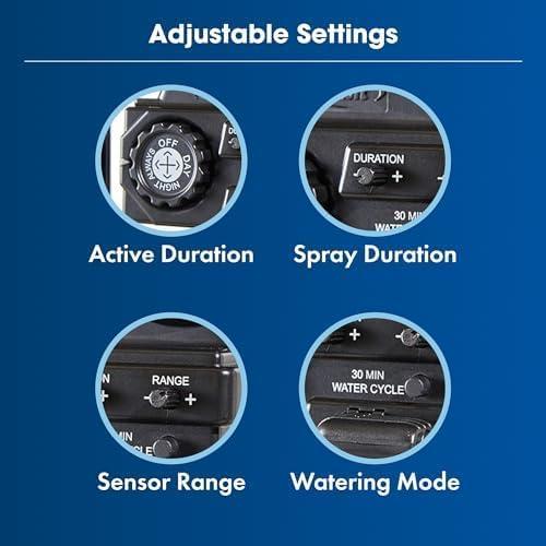 Aspersor Activado por Movimiento Orbit 62100 para Jardín