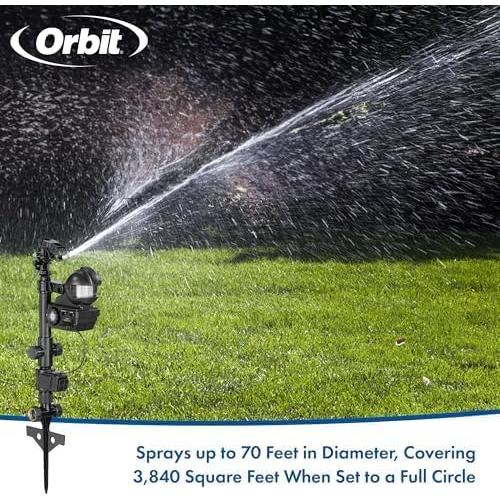 Aspersor Activado por Movimiento Orbit 62100 para Jardín