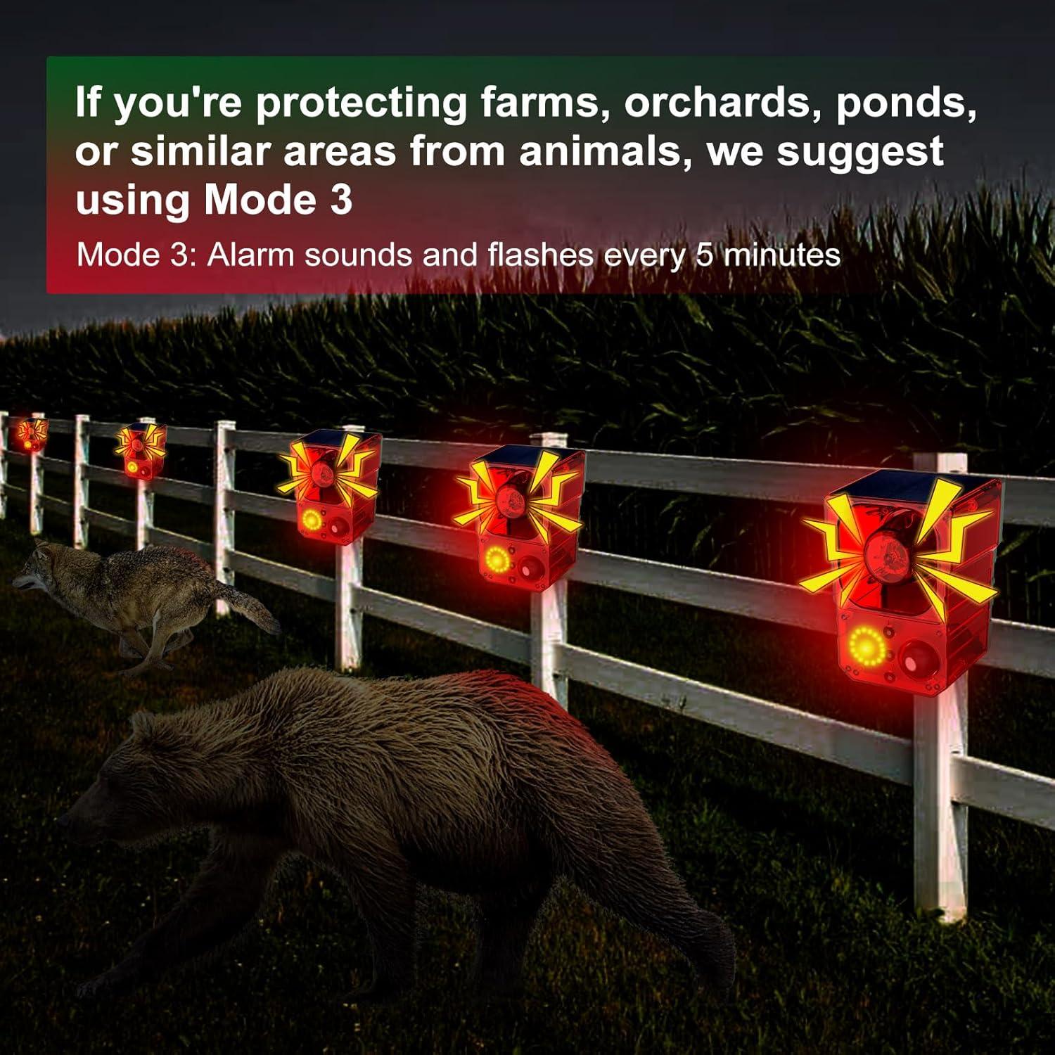 Alarma Solar de Movimiento SENKEFEI JBQ-X Pro 129dB Resistente