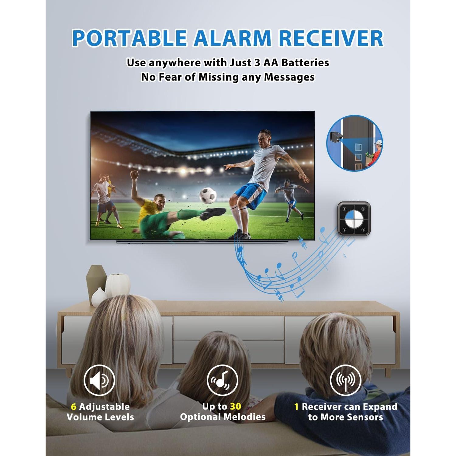 Alarma Solar Inalámbrica Olishare con Sensor de Movimiento IP65