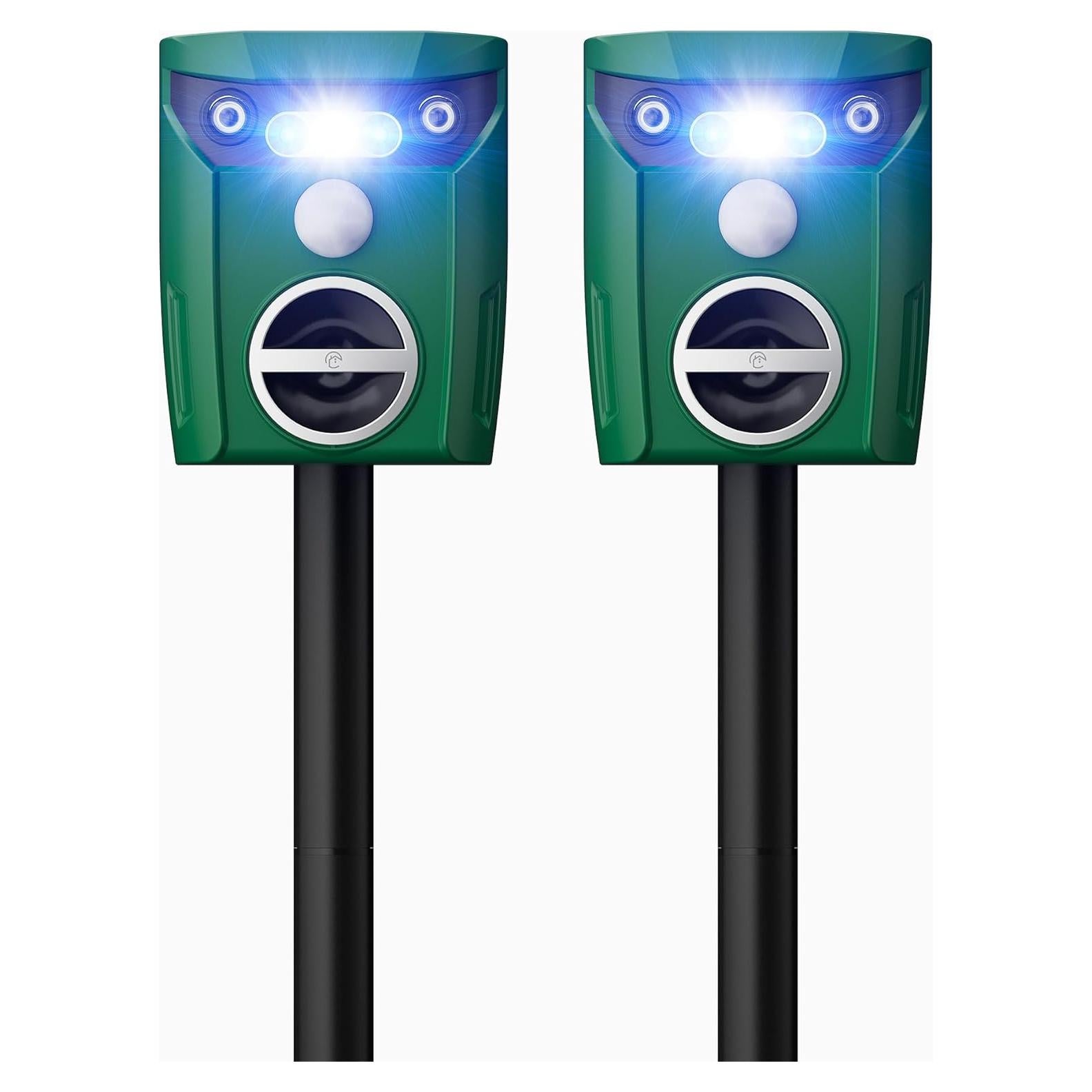 Repelente de Animales Solar VISSON TEC 2 Paquetes Ultrasonido