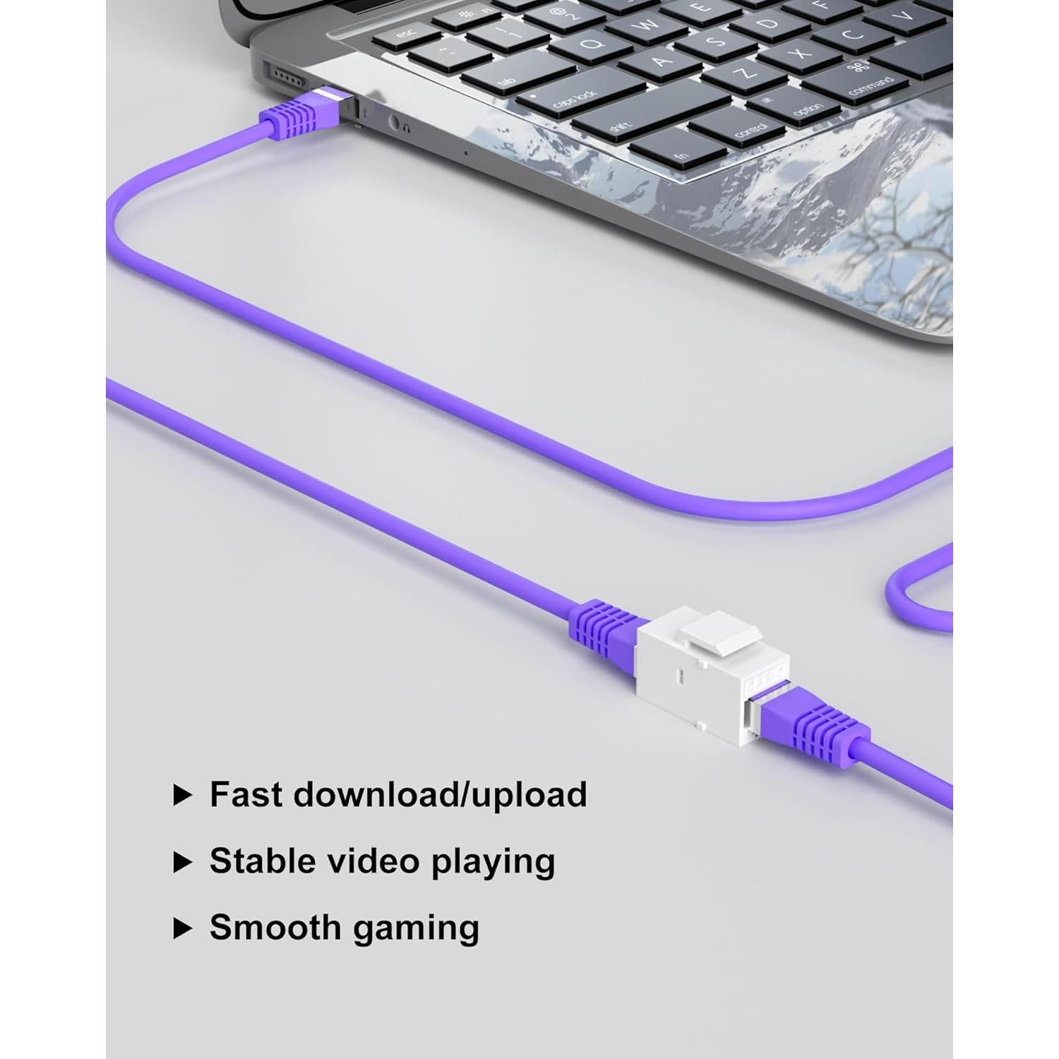 Acoplador RJ45 Cat6 UTP VANDESAIL 20-Pack Hembra a Hembra