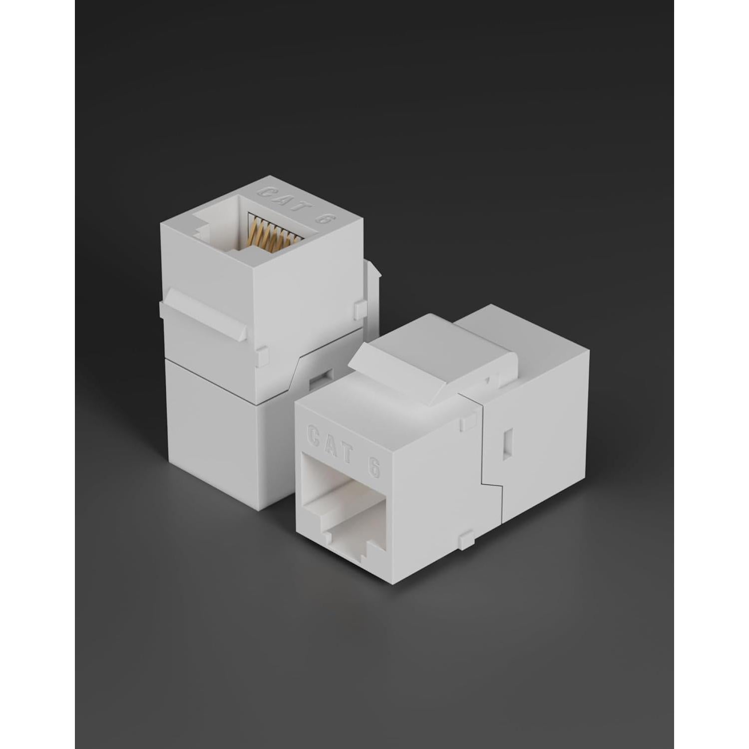 Acoplador RJ45 Cat6 UTP VANDESAIL 20-Pack Hembra a Hembra