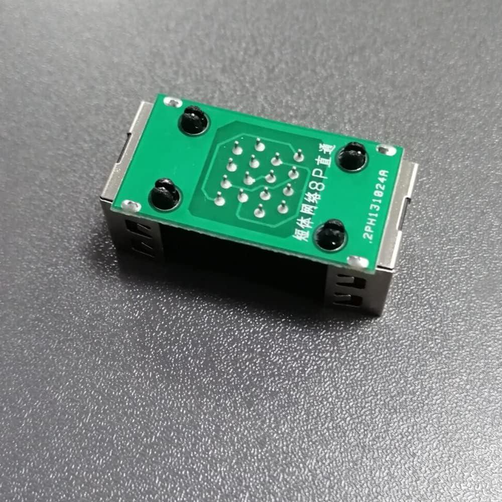 Acopladores RJ45 Cat5e Cat6 Cat7 20 Unidades YOQXHY Negro