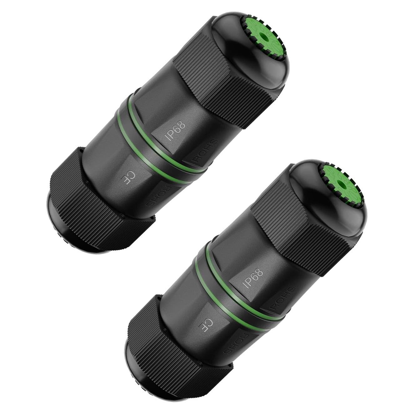 Acoplador RJ45 a Prueba de Agua Cat6 LEENUE - Paquete de 2