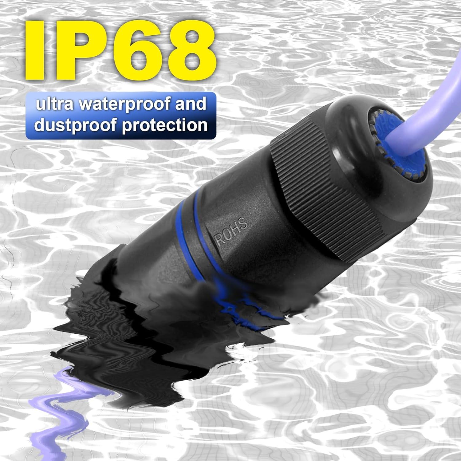 Acoplador RJ45 a Prueba de Agua VCELINK IP68 Cat6 - Paquete de 6