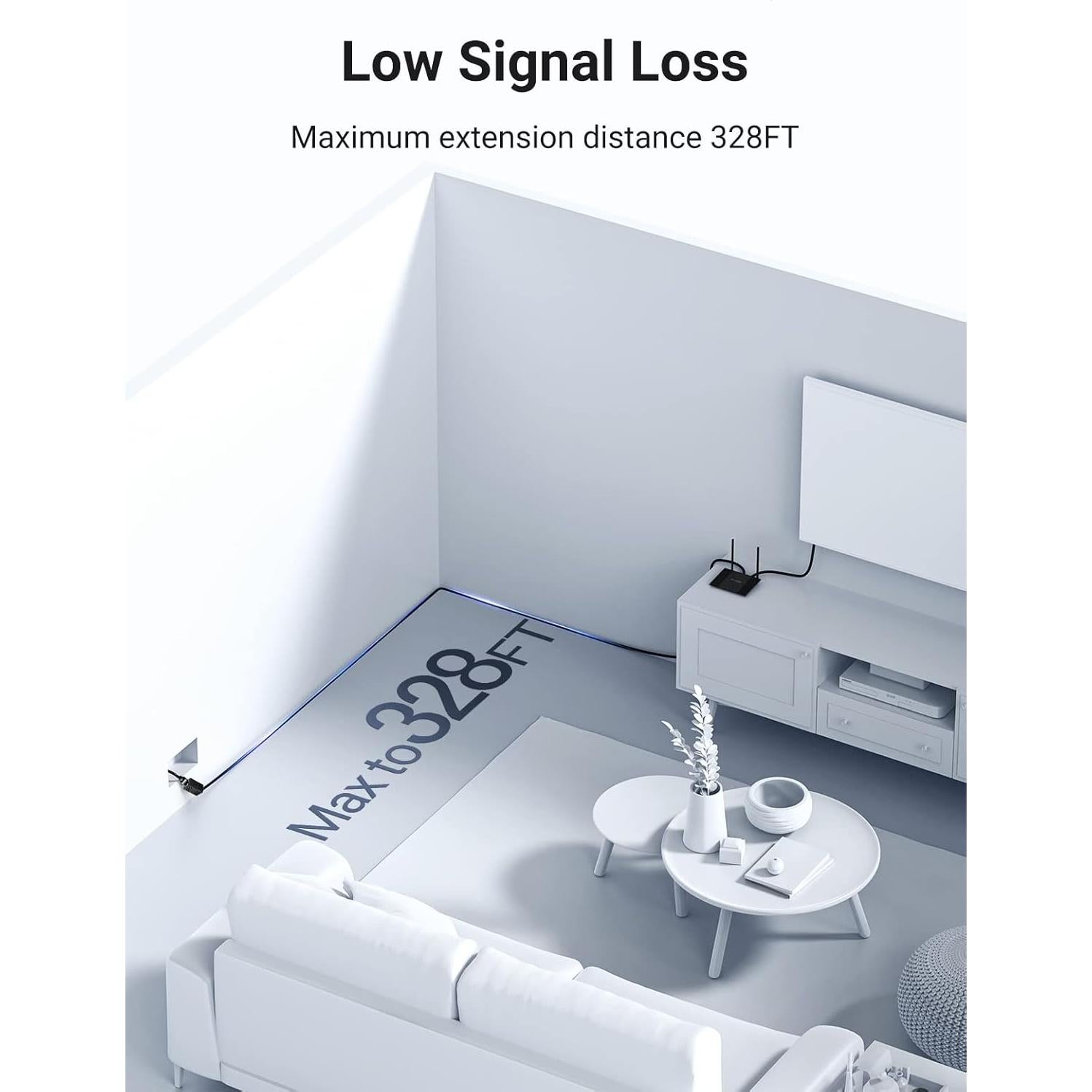 UGREEN Acoplador RJ45 Extensor Ethernet Femenino a Femenino - Paquete de 10 - Cat7/Cat6/Cat5e