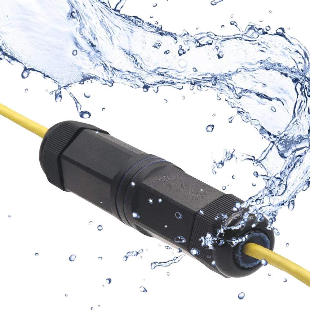 Acoplador RJ45 Impermeable VCE IP68 CAT6 Femenino 2-Pack