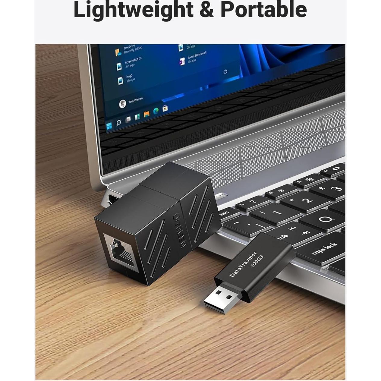 UGREEN Acoplador RJ45 Extensor Ethernet 1000Mbps Cat7 Cat6