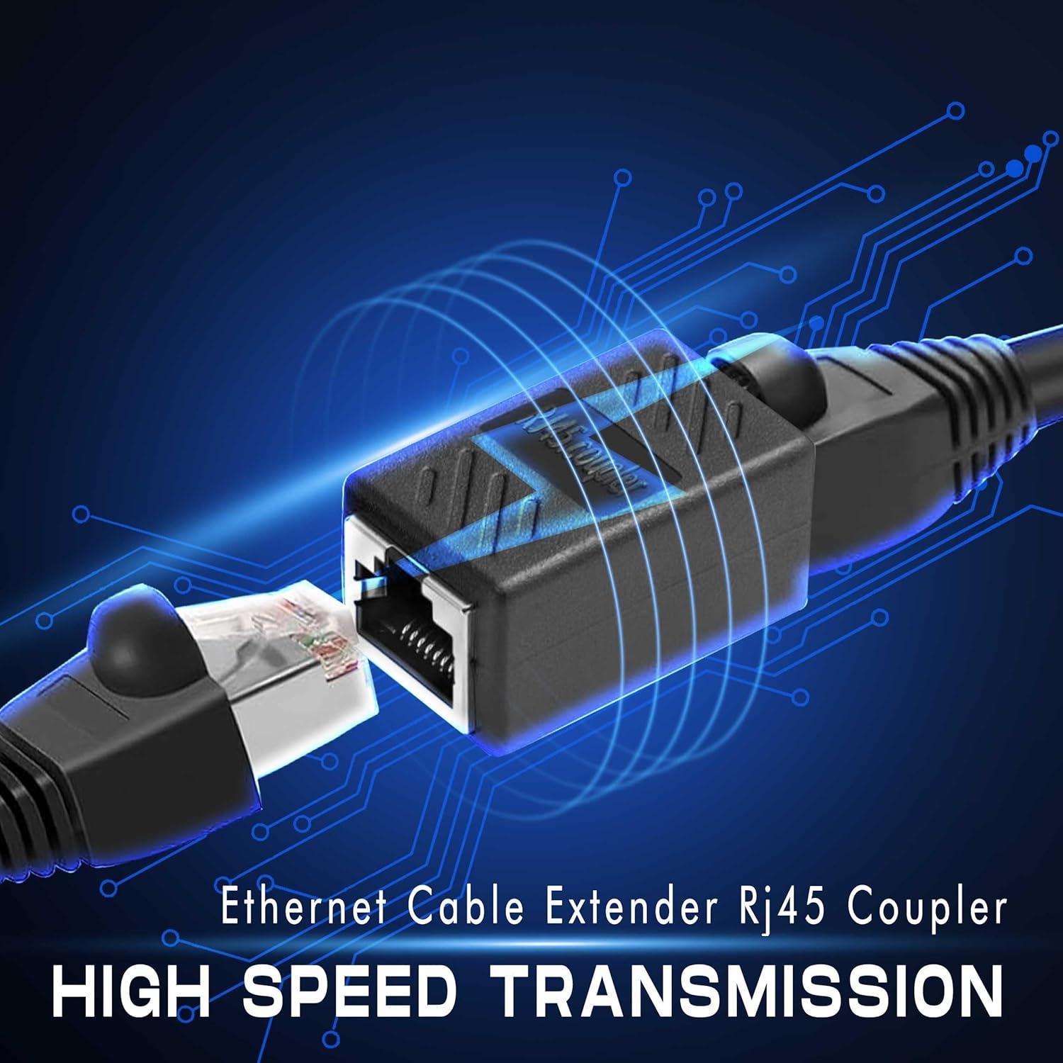 Acoplador Ethernet Hembra a Hembra Menewstart 6 Pack Cat7/Cat6