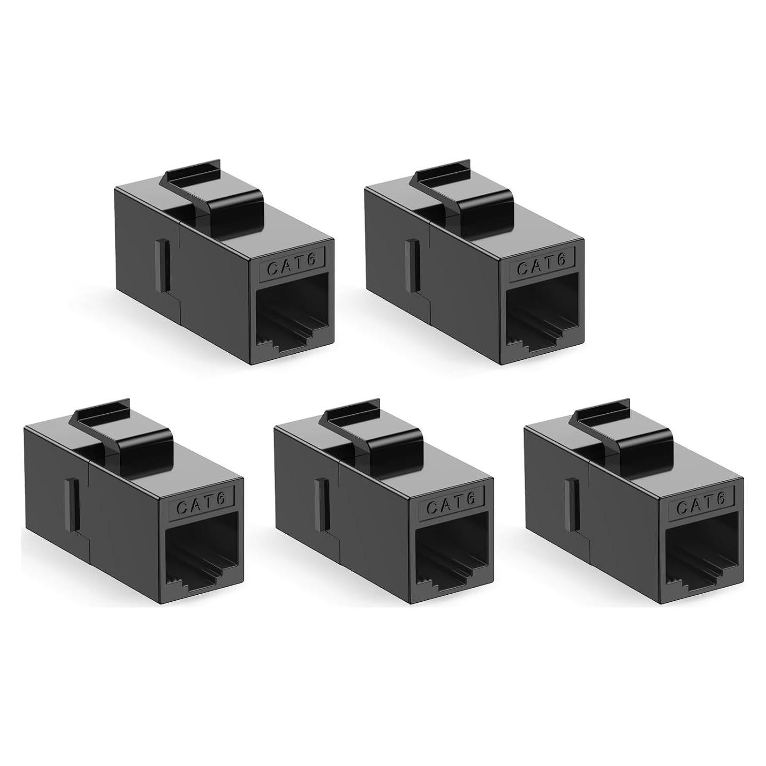 Conector Keystone RJ45 Cat6 Awishwell - Paquete de 5 Unidades