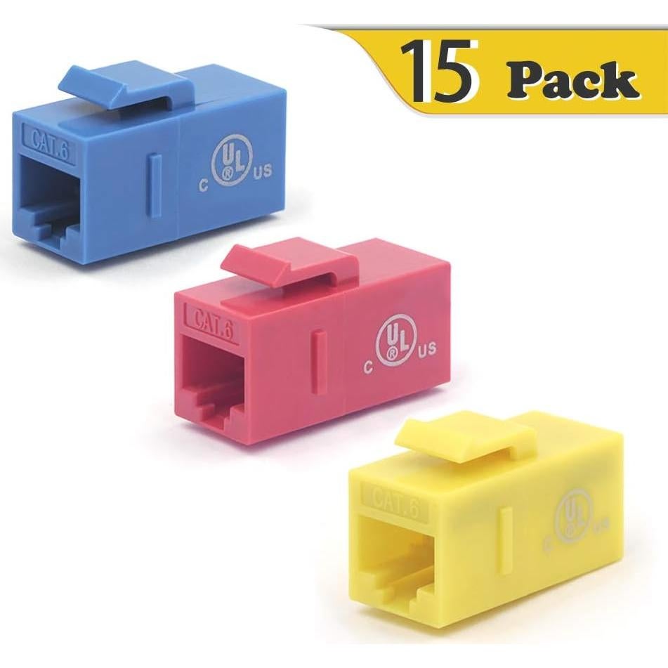 Acoplador Keystone CAT6 VCE 15 Unidades Hembra a Hembra