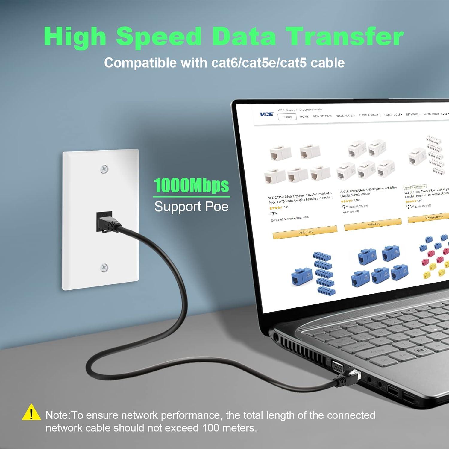 Acoplador Keystone CAT6 VCE 15 Unidades Hembra a Hembra