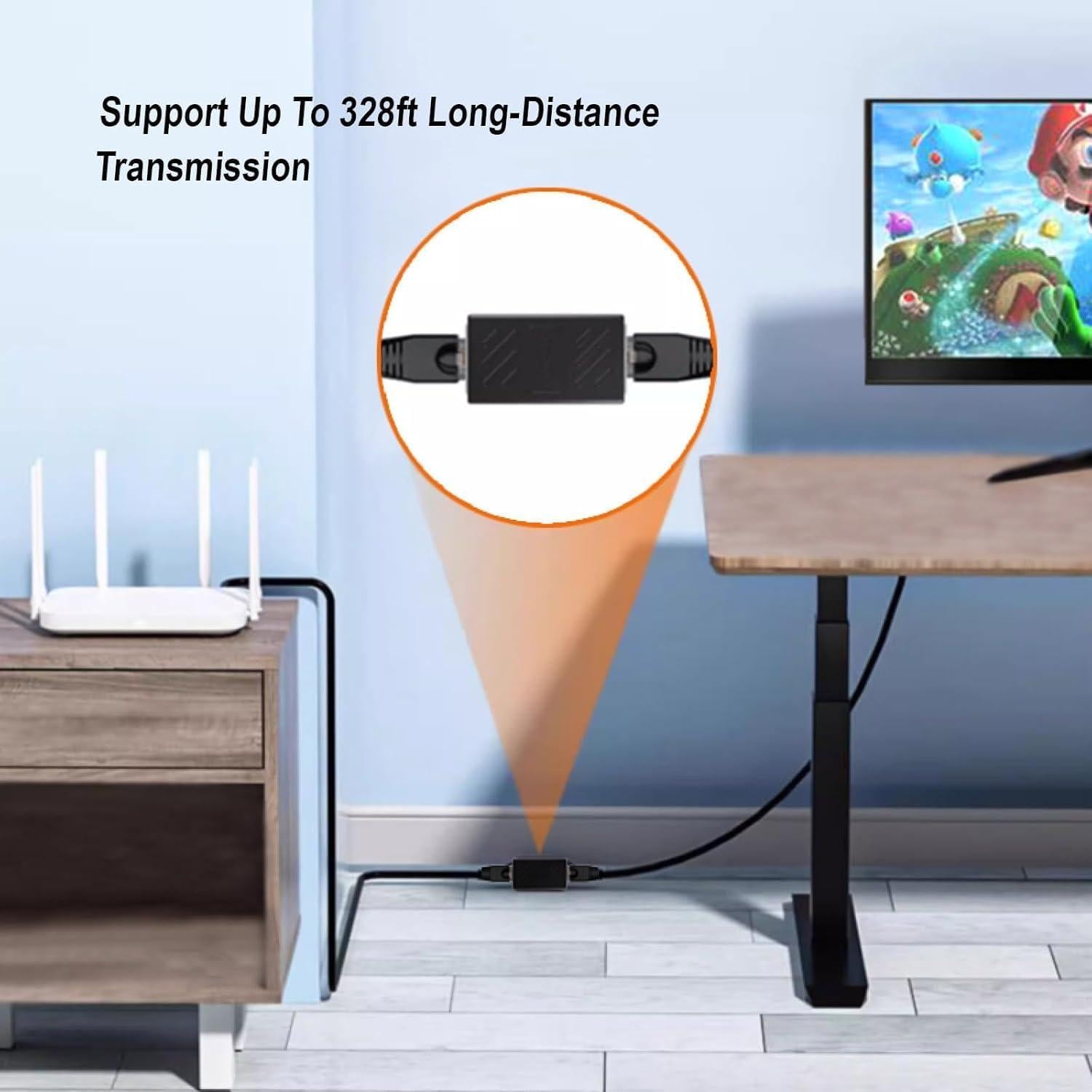 Kit Adaptador Red Ethernet 5 Piezas RJ45 Toytxdysnml