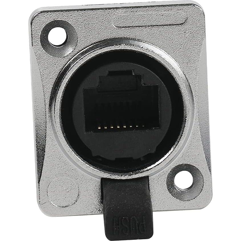 Conector de Panel Montaje RJ45 IP65 ANMBEST Cat6 10 Unidades