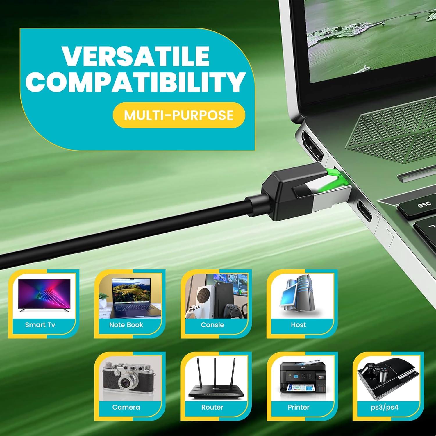 A&G RJ45 Coupler Ethernet Extender, Cat7 Cat6 Ethernet Adapter, LAN Connector in Line Coupler Female to Female Black