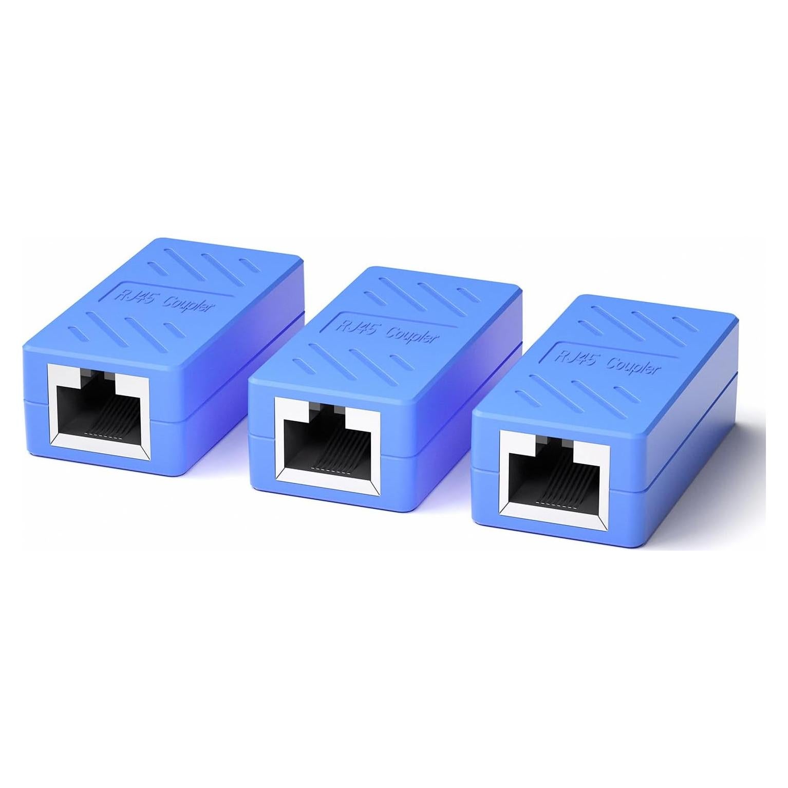 Acoplador RJ45 Extensor Ethernet LVY Femenino a Femenino 3PCS