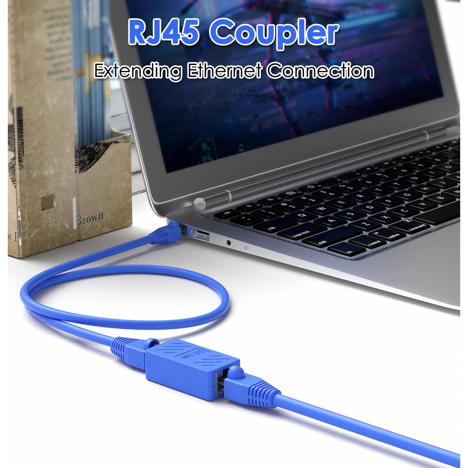 Acoplador RJ45 Extensor Ethernet LVY Femenino a Femenino 3PCS