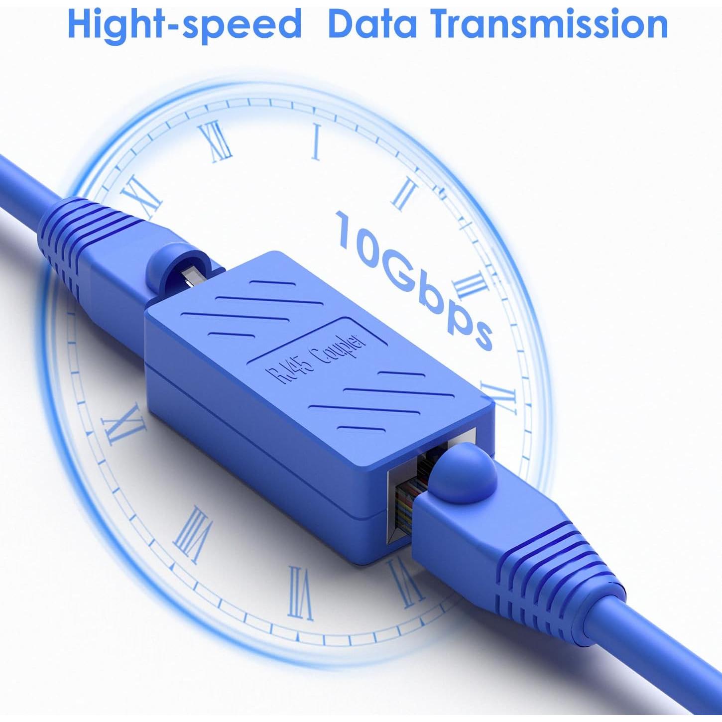 Acoplador RJ45 Extensor Ethernet LVY Femenino a Femenino 3PCS