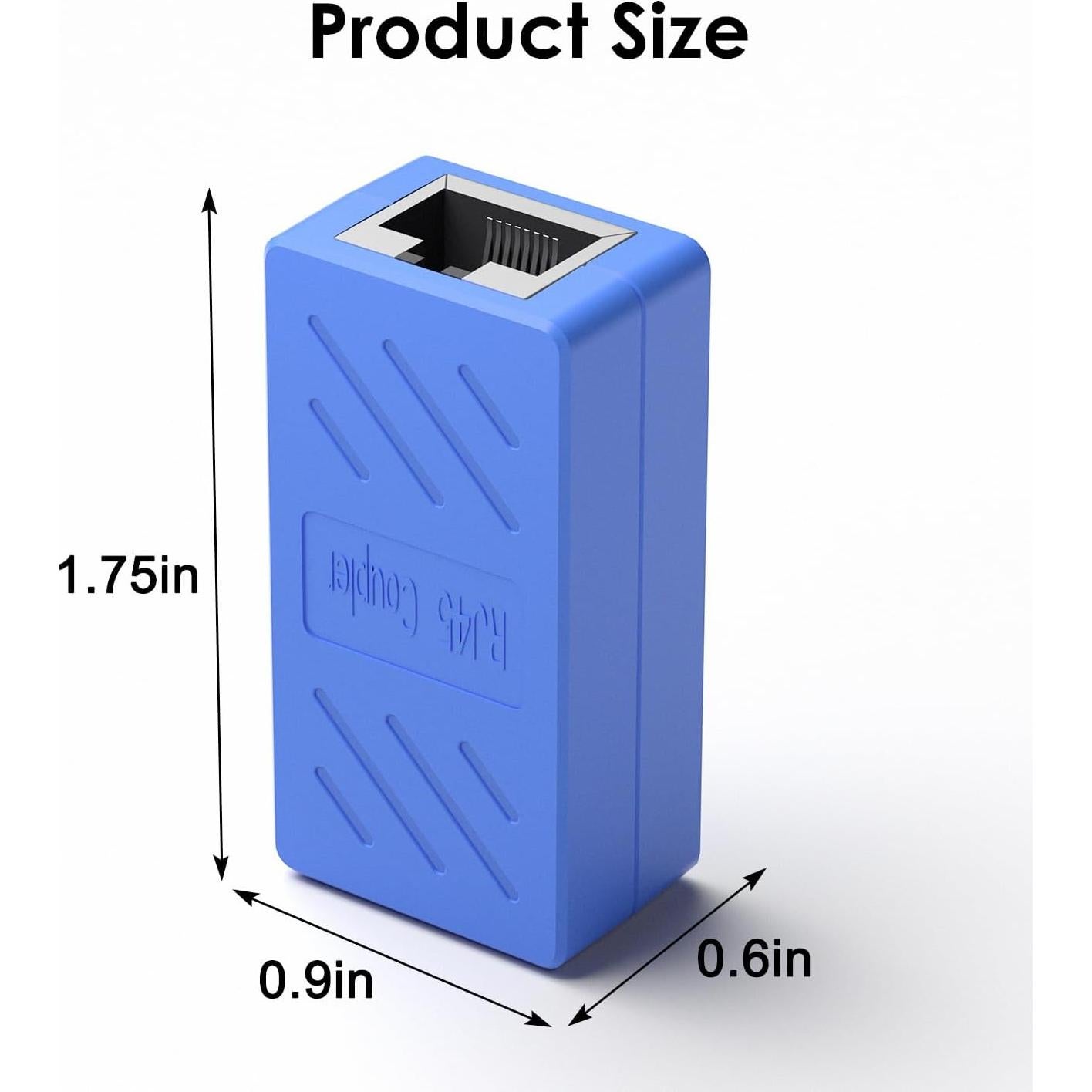 Acoplador RJ45 Extensor Ethernet LVY Femenino a Femenino 3PCS