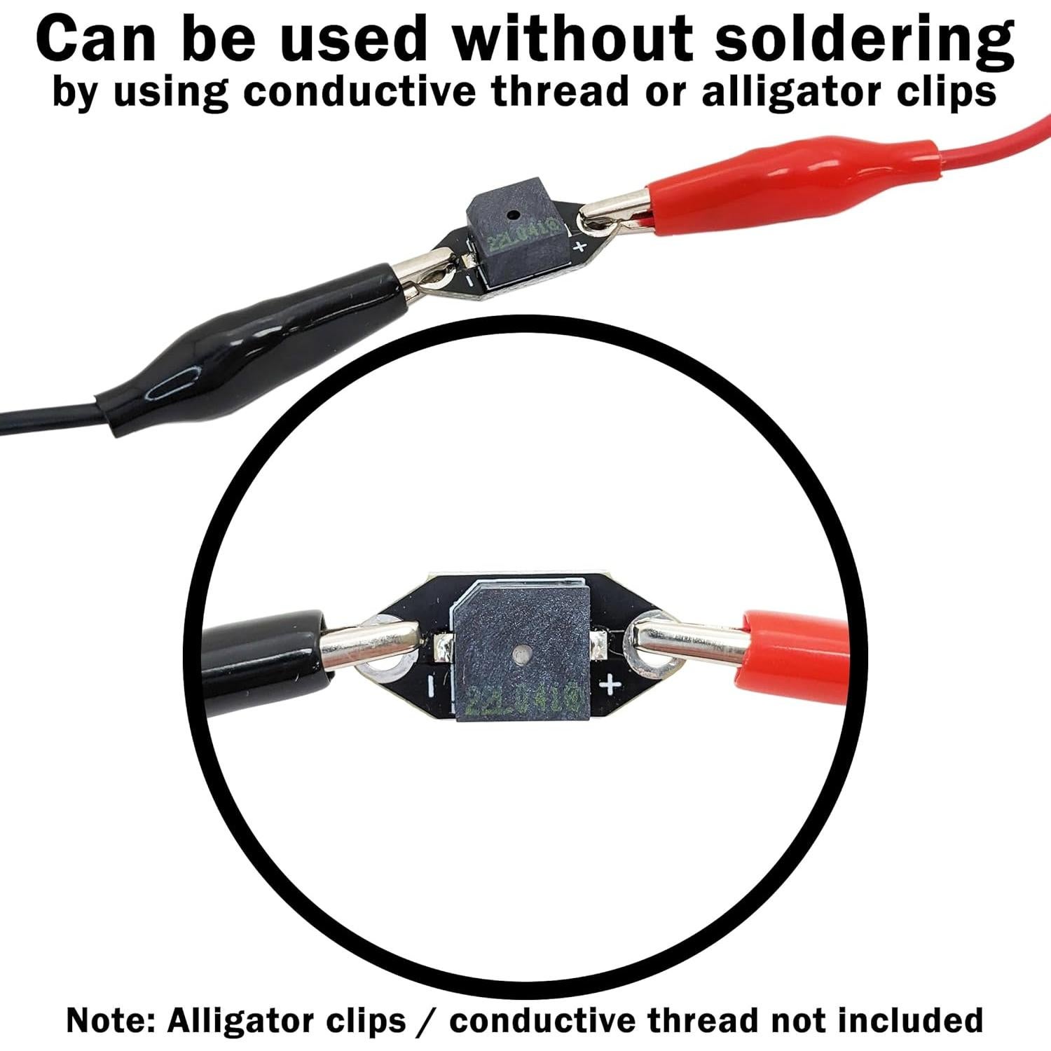 Zumbador SMD 3V EX ELECTRONIX EXPRESS Tono Único 24.8mm