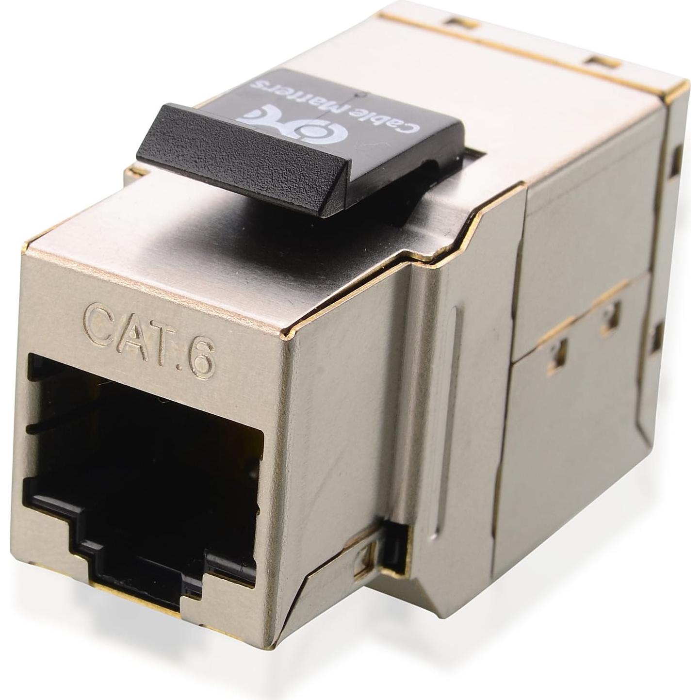 Acopladores Keystone RJ45 Cat 6A Blindados Cable Matters - 5 Unidades