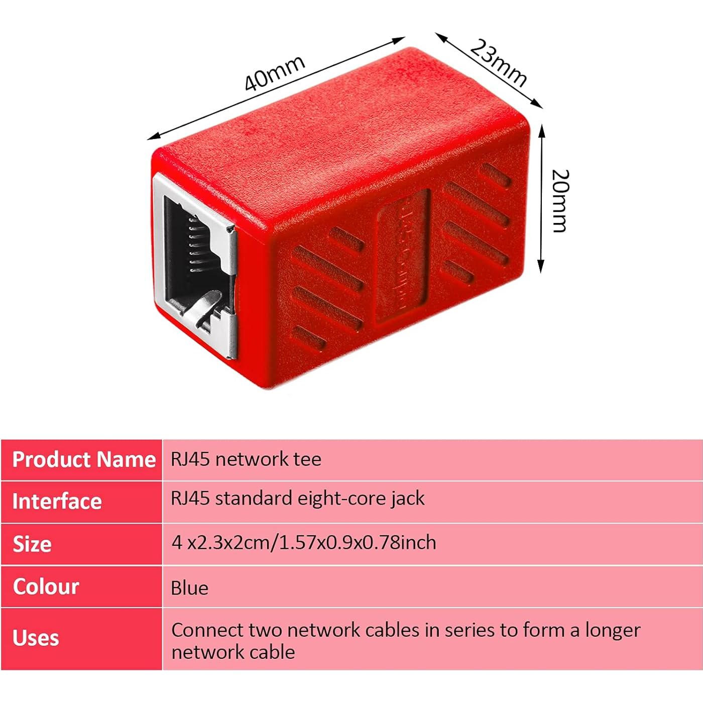 Adaptador RJ45 Hembra a Hembra Frienda Cat7/Cat6 - 10 Gbps