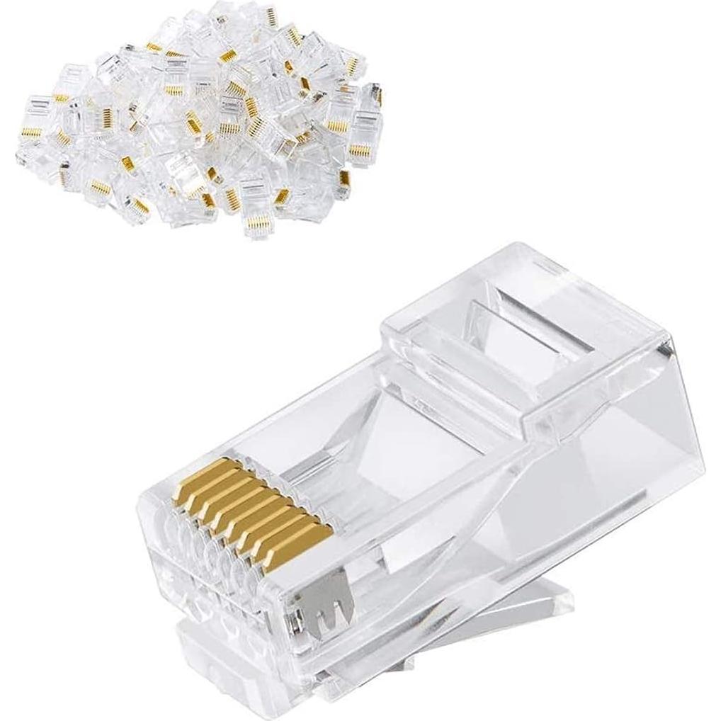 Conectores RJ45 Cat6 CableCreation - Paquete de 100 UTP