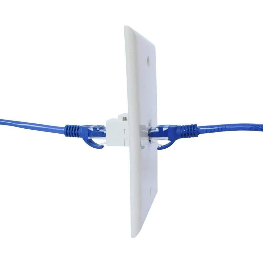 Conectores Keystone RJ45 Hembra a Hembra Cat6 VICTEK - Paquete de 10