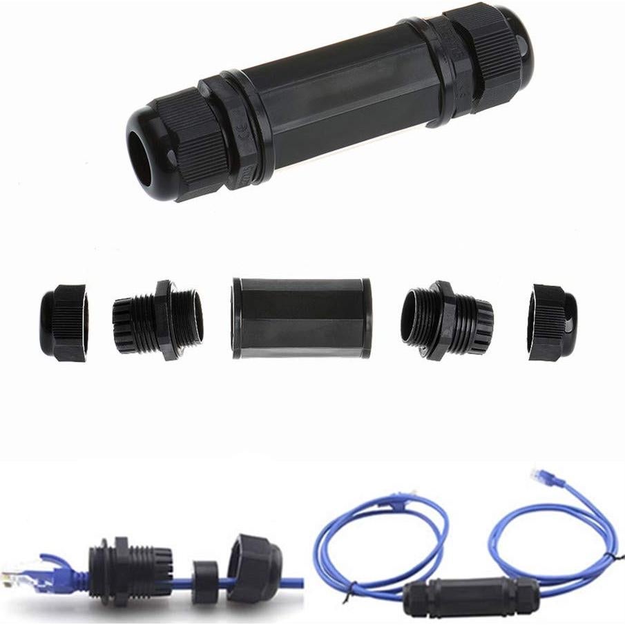 5 Conectores RJ45 a Prueba de Agua Anmbest Cat5/6 IP67