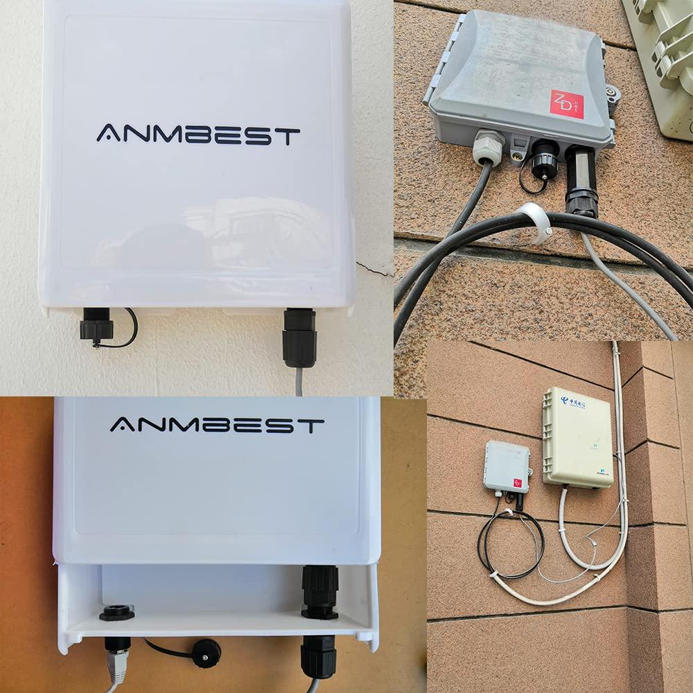 5 Conectores RJ45 a Prueba de Agua Anmbest Cat5/6 IP67