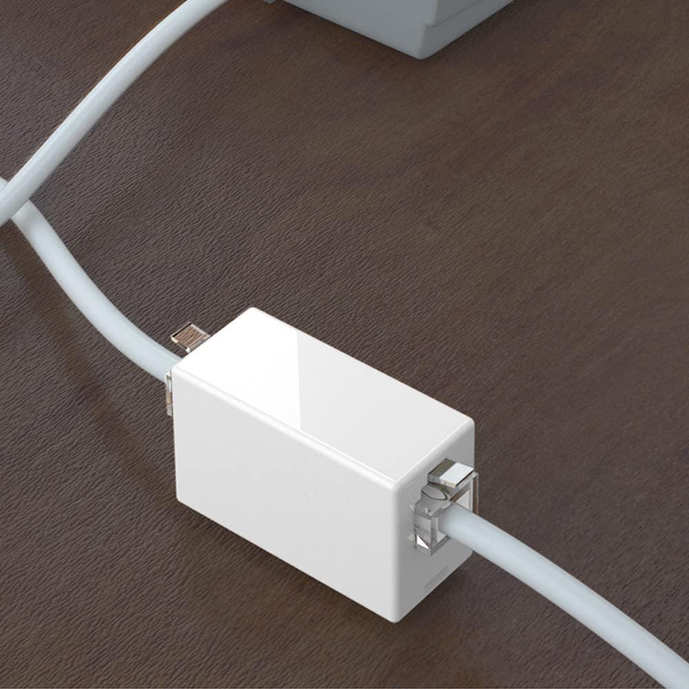 Adaptadores Convertidores RJ11 Macho a RJ45 Hembra YOLISTIC - Paquete de 4