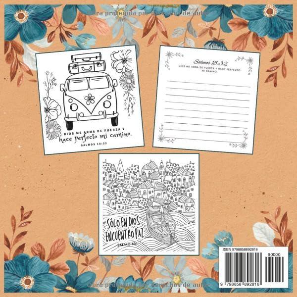 Los Salmos-Libro para colorear: Medita en la Palabra de Dios a medida que coloreas cada página (Spanish Edition)