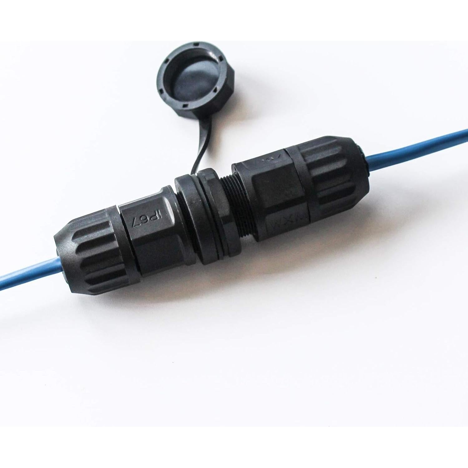 Conector RJ45 Hembra a Hembra IP67 a Prueba de Agua CAT 6 - Paquete de 2