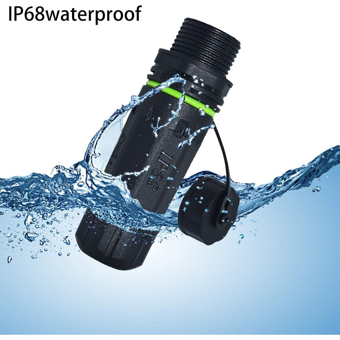 Conector RJ45 a Prueba de Agua IP68 ELifeApply Verde 2 PCS
