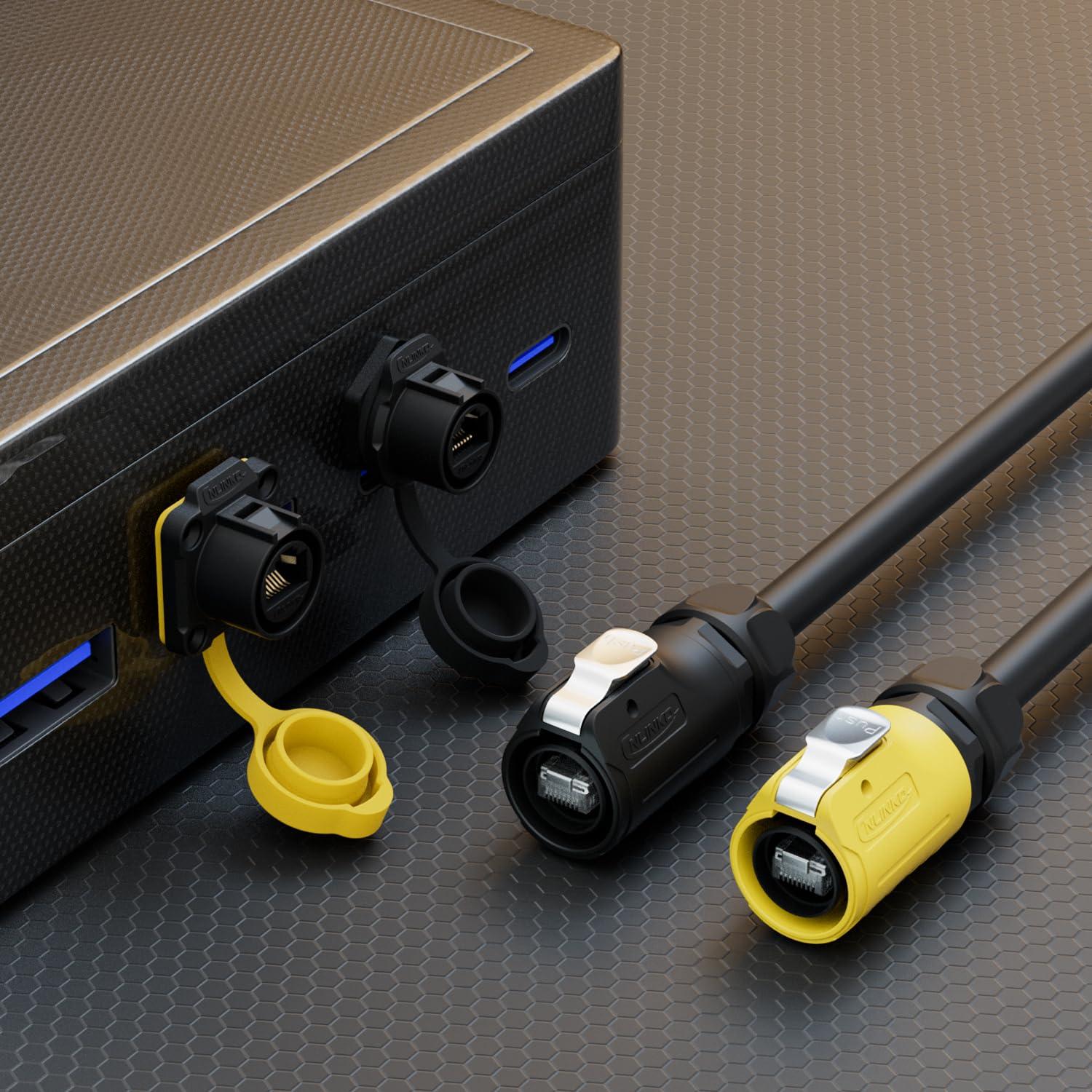 Conector RJ45 Impermeable CNLINKO LP-20 CAT6 Doble Puerto