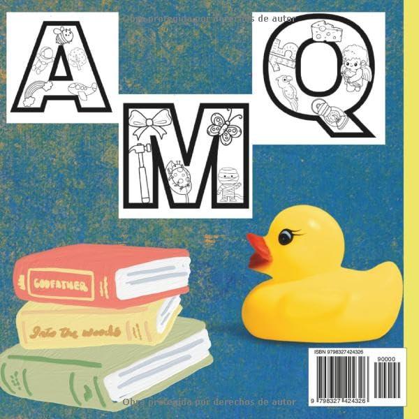 Mi libro del abecedario para colorear para ninos: Libro educativo para aprender el abecedario para edades de 3 a 5 (Spanish Edition)