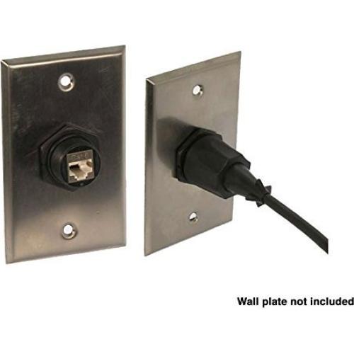 Conector hembra RJ45 CAT6 blindado InstallerParts - Negro