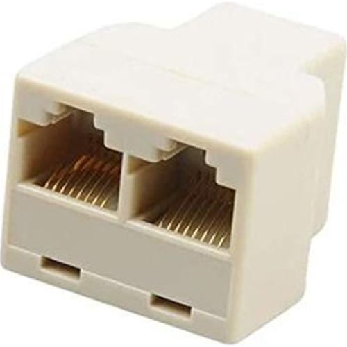 Adaptador Divisor RJ45 VizGiz 1 a 2 Puertos CAT 5/6